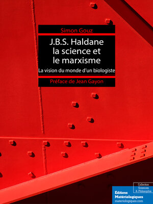 cover image of J.B.S. Haldane, la science et le marxisme